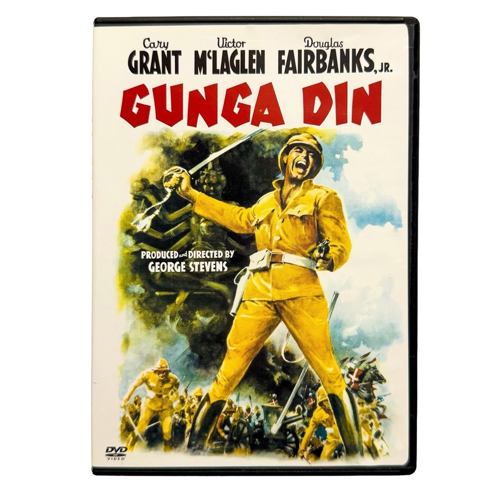 Gunga Din DVD 2004 Cary Grant Victor McLaglen‎ Action Adventure Classic Movie